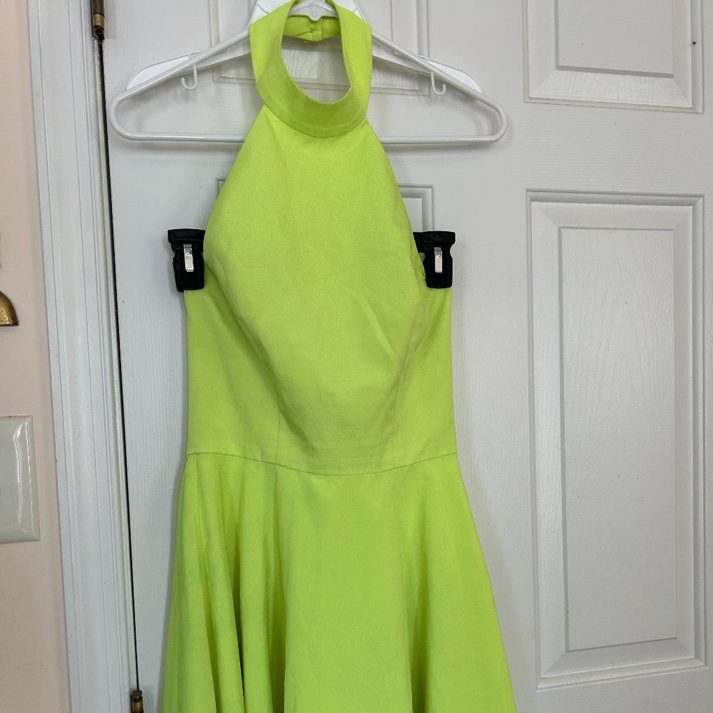 NAVEN Open Halter Neon Dress - Size 2